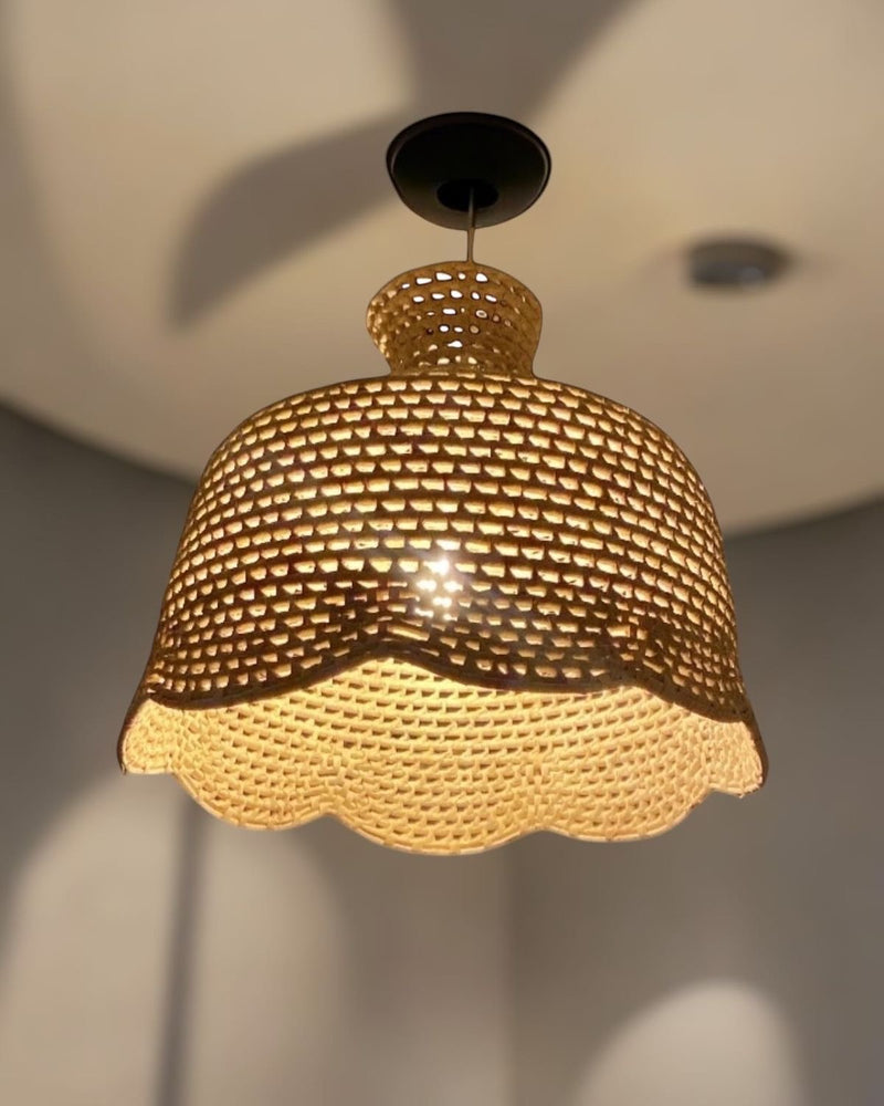 Lustre Pendente Luminária Flor